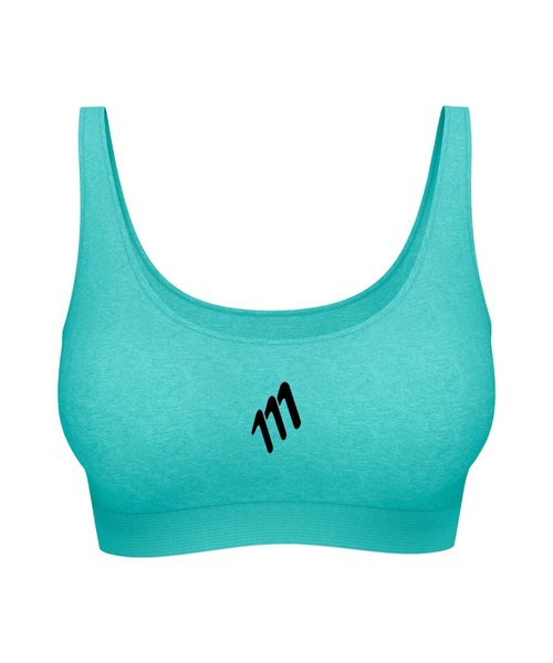 111 aquamarine endurance sports bra