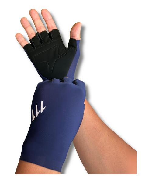 Guantes cortos azules