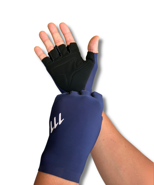 Guantes cortos azules