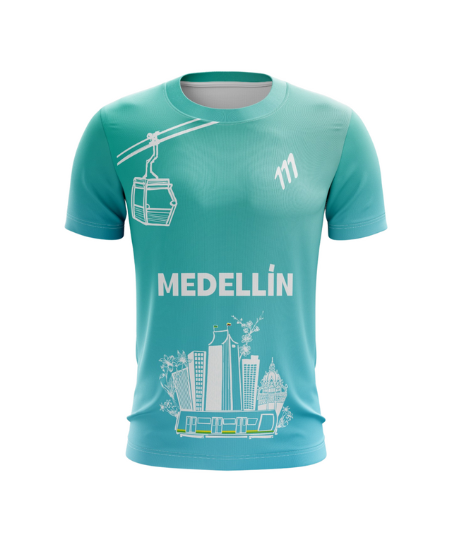 Running tee racer turquesa edición MM hombre