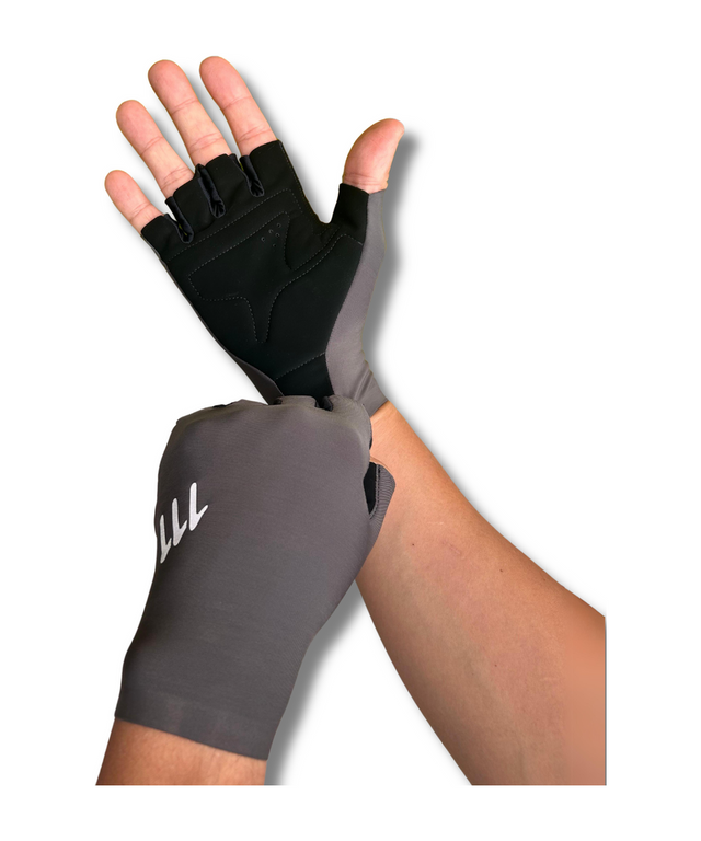 Guantes cortos gris