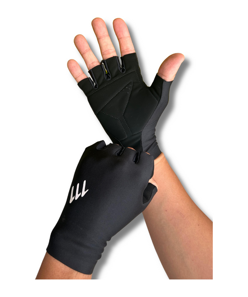 Guantes cortos negros