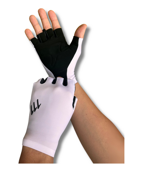 Guantes cortos blancos