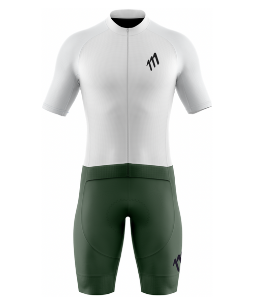 Traje triatlón aero oliva mujer