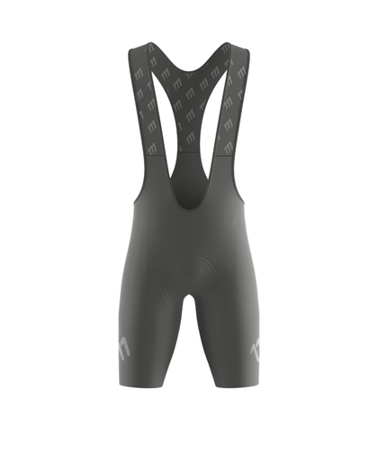 Bib short racer gris oscuro mujer