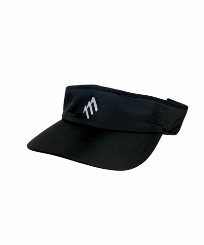 Adjustable black running visor