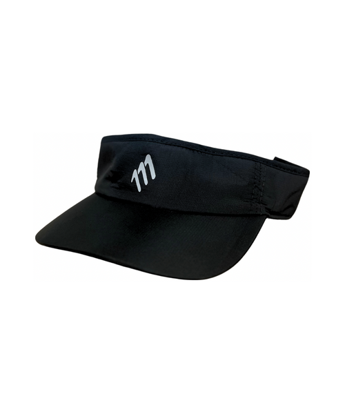Visera de running negra ajustable