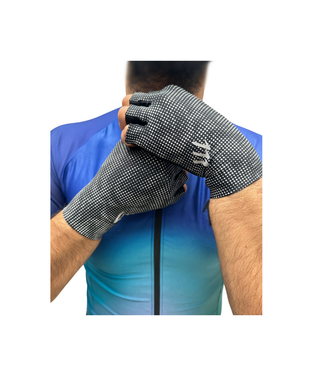 Guantes cortos reflectivos galaxia