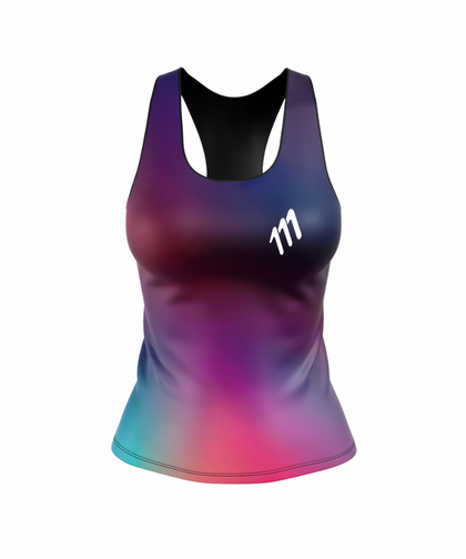 Women's running tank racer Alicia