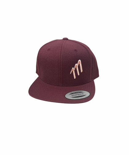 Gorra urbana vinotinto