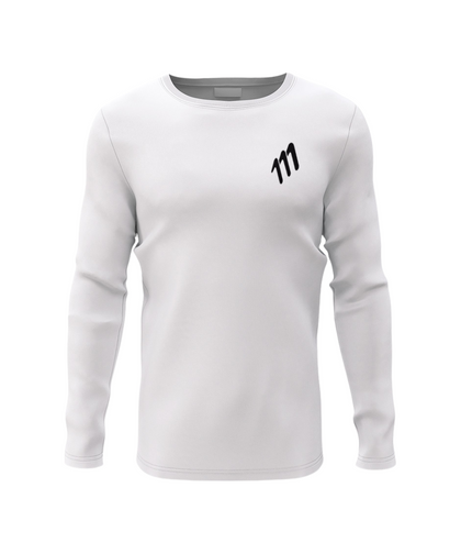 Camiseta manga larga blanca de running mujer