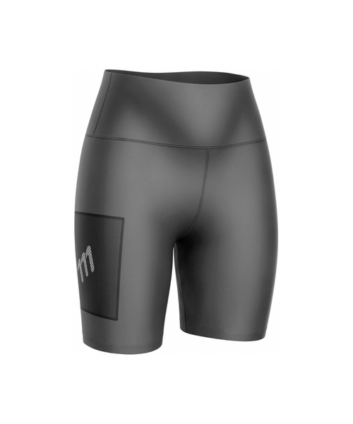 Licra de running racer gris de mujer
