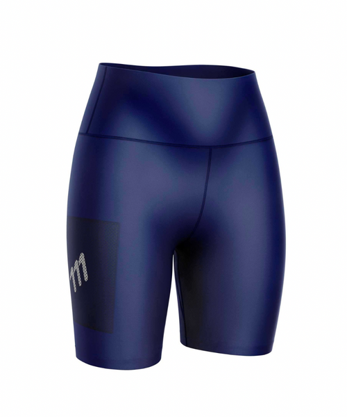 Women's racer navy running leggings