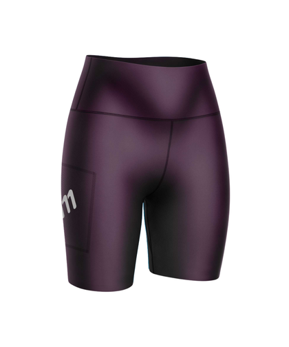 Licra de running racer uva de mujer