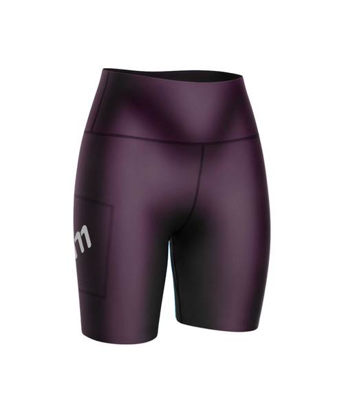 Licra de running racer uva de mujer