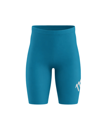 Men's turquoise racer running tights