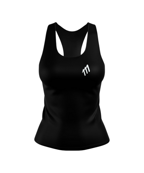 Running tank racer negro mujer
