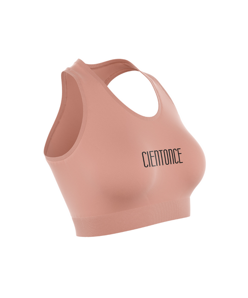 111 salmon high support sports bra
