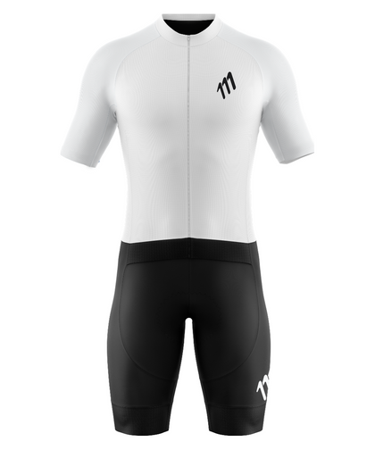 Traje triatlón aero essentials black and white hombre