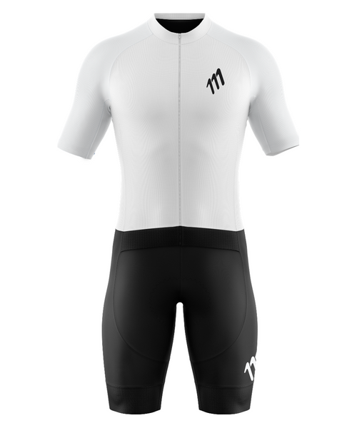 Traje triatlón aero essentials black and white hombre