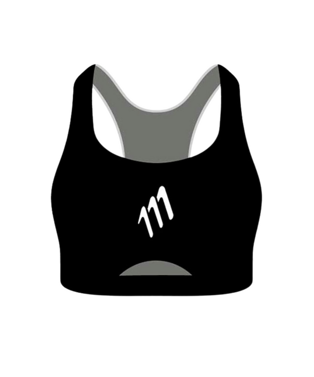 Top deportivo 111 negro abierto