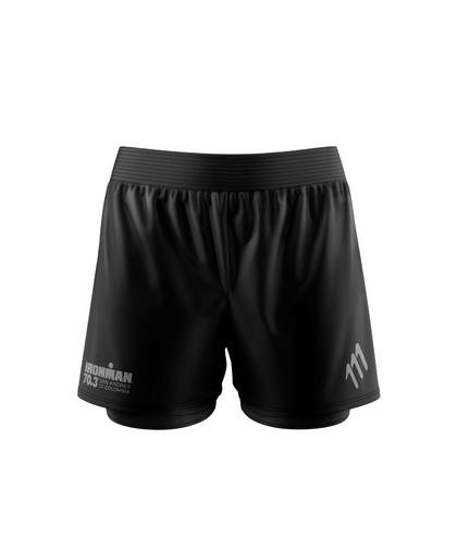 Pantaloneta de running elite negra mujer IM SAI 70.3