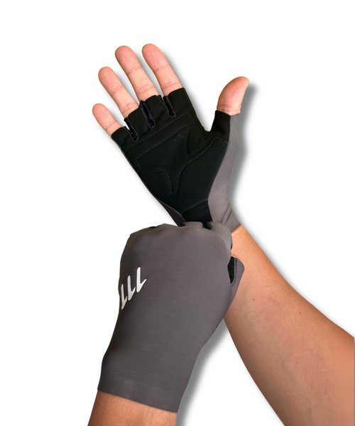 Guantes cortos gris