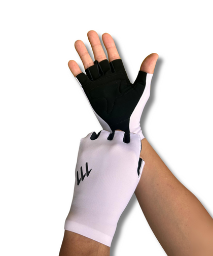 Guantes cortos blancos