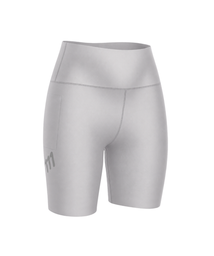 Women's silver racer running tights