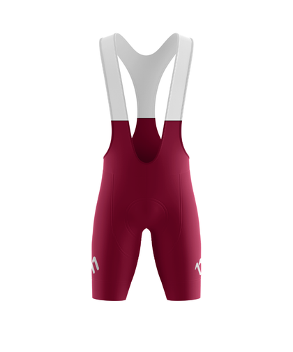 Bib Short racer granate hombre