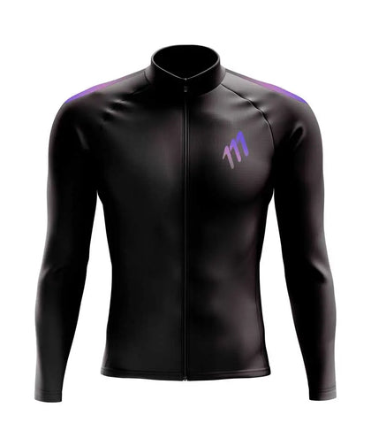 Chaqueta rompevientos de ciclismo negra mujer