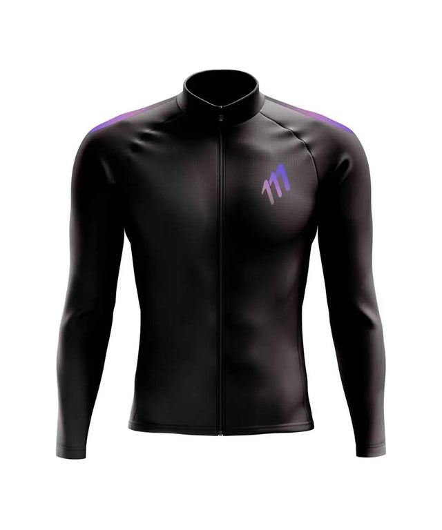 Chaqueta rompevientos de ciclismo negra mujer