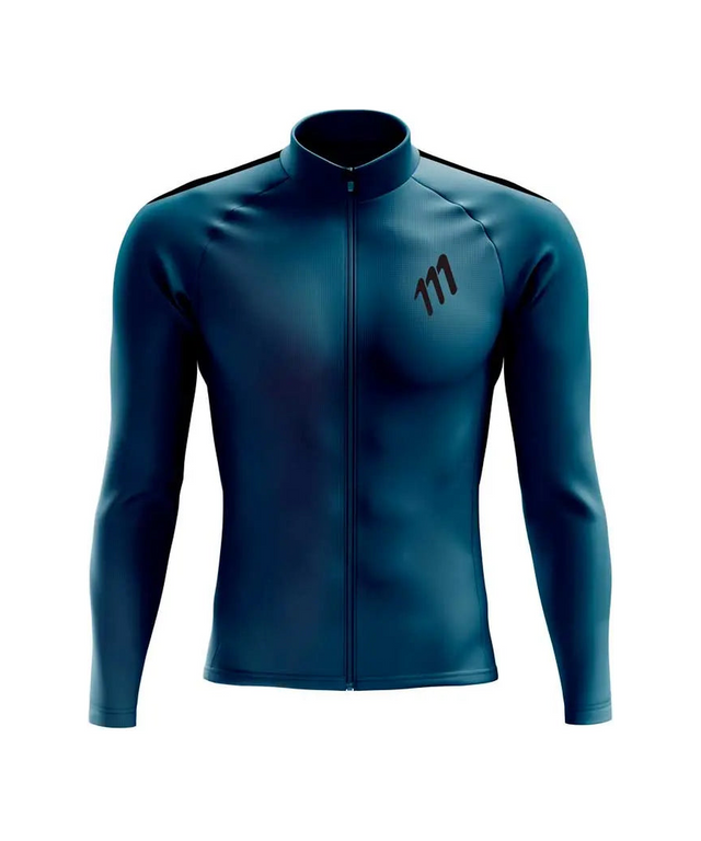 Chaqueta rompevientos de ciclismo verde petróleo mujer