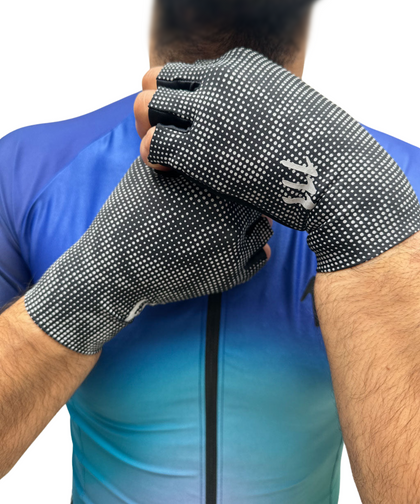 Guantes cortos reflectivos galaxia