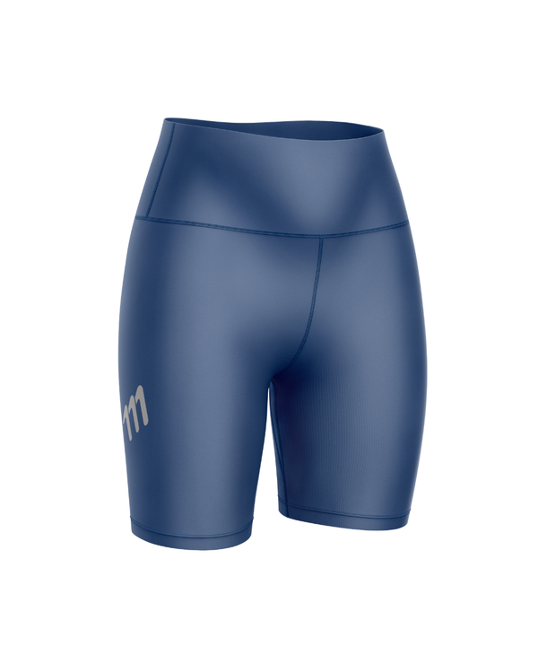 Licra de running racer marino de mujer sin costura