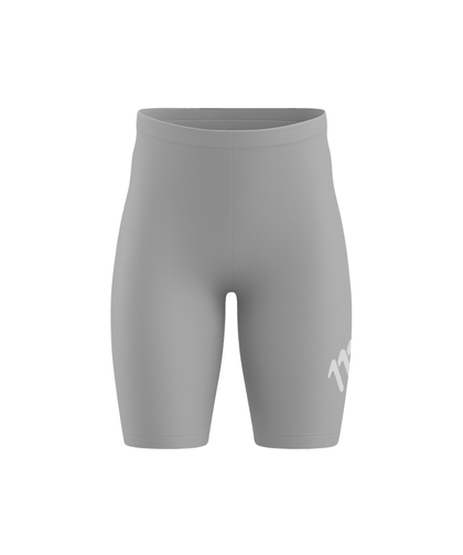 Licra de running racer silver de hombre