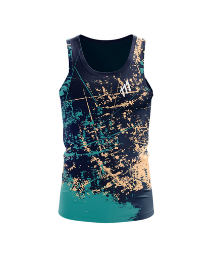 Men's Running Tank Top Racer Spray