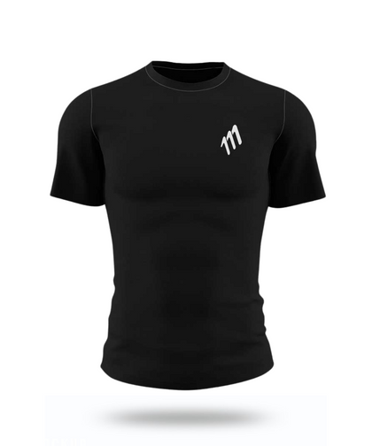 Men's black racer running tee