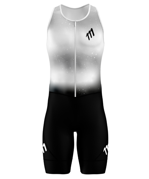 Men's sleeveless lycra triathlon racer suit