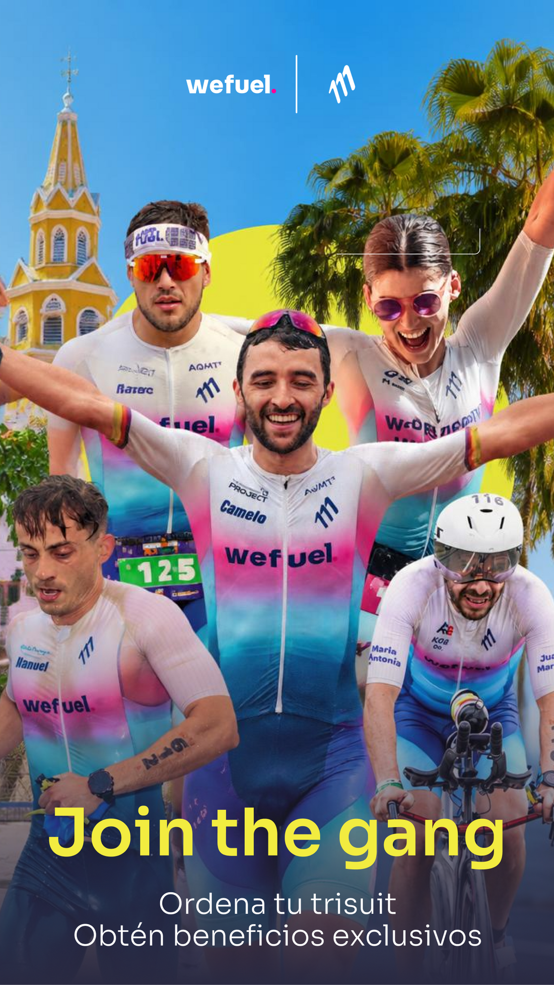 111 × wefuel. Join the gang: ordena tu trisuit y obtén beneficios exclusivos