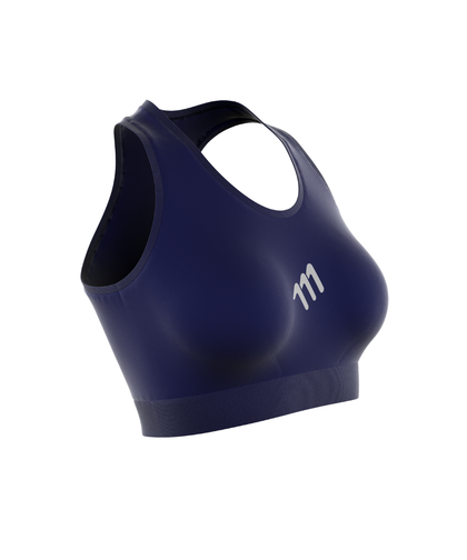 Top deportivo sin costuras cargo navy