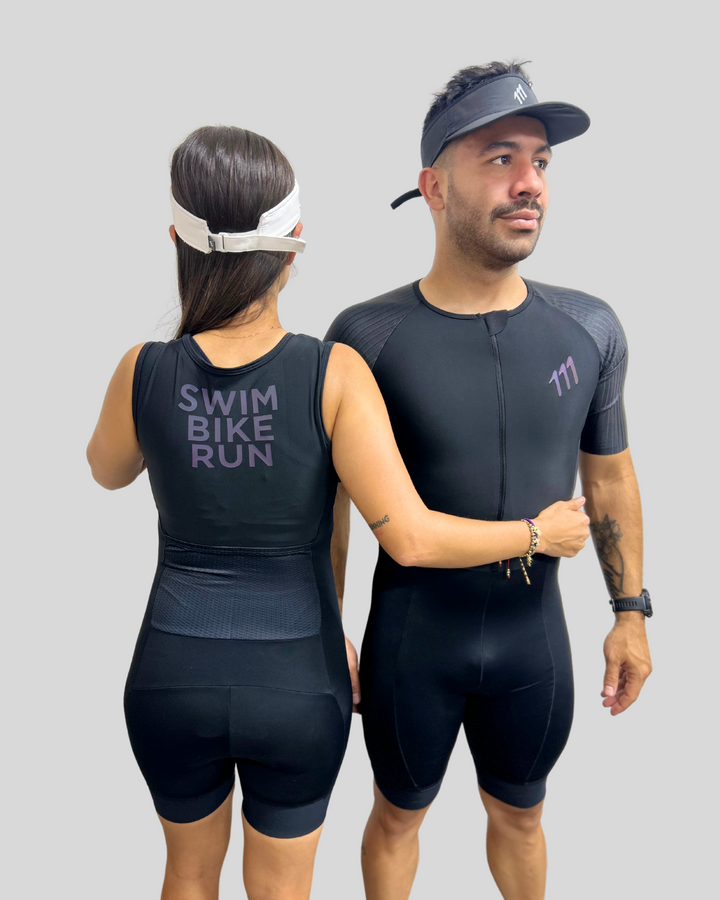 Traje triatlón grafito sprinter mujer 111 Cientonce
