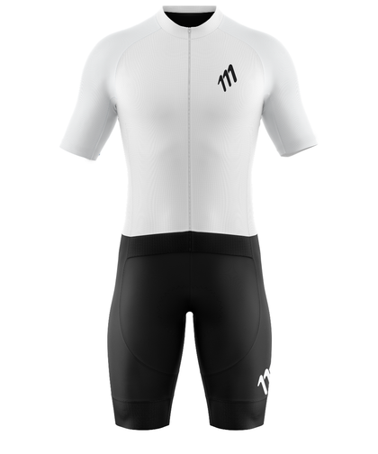 Traje triatlón aero essentials black and white mujer